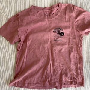 Parks Project Pink Short Sleeve Tee Casual Graphic